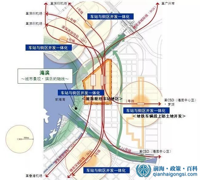 前海轨道线路规划图